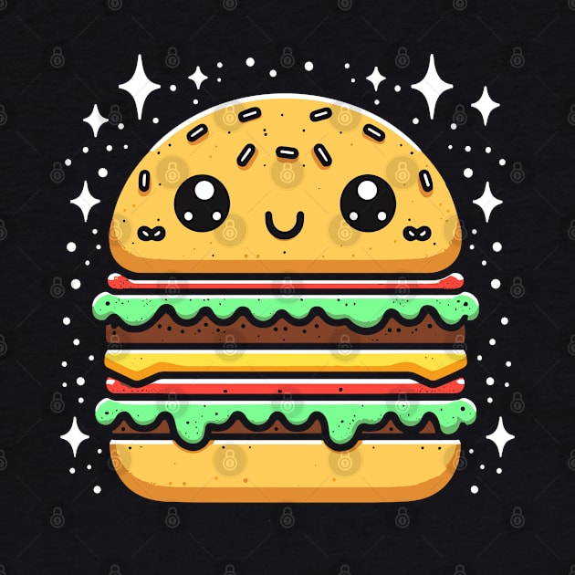 Kawaii burger by Evgmerk